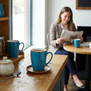 Profile Mugs – 355ml Java Blue – Vitrified Ceramic – Commercial Beverage Service
