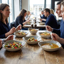 Grey Organic Walled Bowls – 197mm – Super Vitrified – Commercial & Restaurant Use