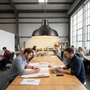 Old Factory Pendant Light – 305mm – Pewter Finish | Industrial Style | Indoor Use