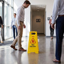 No Entry Safety Sign – 64cm Tall – Double-Sided Plastic – Commercial & Catering Use