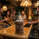 Ceramic Tiki Mug – Brown – 450ml | Durable Ceramic | Ideal for Indoor/Outdoor Use