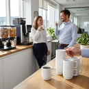 Stacking Mugs – 280ml Pure White – High Quality Porcelain – Hospitality & Catering