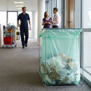 Medium Duty Bin Bags – Green 80Ltr – 100% Recycled Polythene, 10kg Capacity – Commercial & Public Area Waste