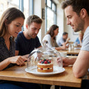 Glass Serving Cloches – 150mm Diameter – Premium Glass, One-Piece – Fine Dining & Restaurant Use