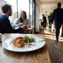 Winged Plates – 190mm White – Durable Porcelain – Commercial Tableware