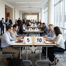 Plastic Table Numbers – 1-10 – Durable Plastic | Lightweight | Easy to Clean – Indoor/Outdoor