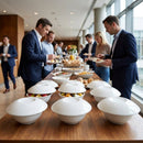 Porcelain Bowl Lids – 108mm – Fine China – Upscale Dining & Food Presentation
