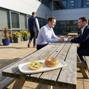 Chefs' Plates – 300mm – White Walled Oblong | Commercial Grade – Indoor/Outdoor