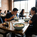 Stoneware Noodle Bowls – 183mm Duck Egg Blue – Super Vitrified Ceramic – Commercial Dining
