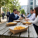 Small Disposable Tray – 280 Pack – Paper | Lightweight | Food Safe | Commercial