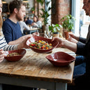 Triangular Bowls – 152mm Red Rust – Durable Stoneware – Commercial & Restaurant Use