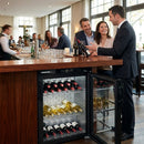 Undercounter Wine Cooler – Black – 135L, 66 Bottle Capacity, Adjustable Shelves – Commercial & Hospitality