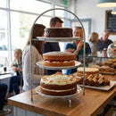 Three Tier Cake Stand – 250mm – Chrome Finish – Commercial & Event Use