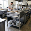 Countertop Equipment Stand – Stainless Steel – Fully Welded, Adjustable Legs – Commercial Kitchen