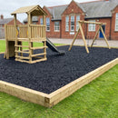 Recycled Rubber Play Area Chippings – Safety Surfacing for Playgrounds & Gardens