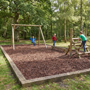 Recycled Rubber Play Area Chippings – Safety Surfacing for Playgrounds & Gardens