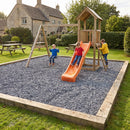Recycled Rubber Play Area Chippings – Safety Surfacing for Playgrounds & Gardens