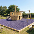 Recycled Rubber Play Area Chippings – Safety Surfacing for Playgrounds & Gardens