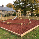 Recycled Rubber Play Area Chippings – Safety Surfacing for Playgrounds & Gardens