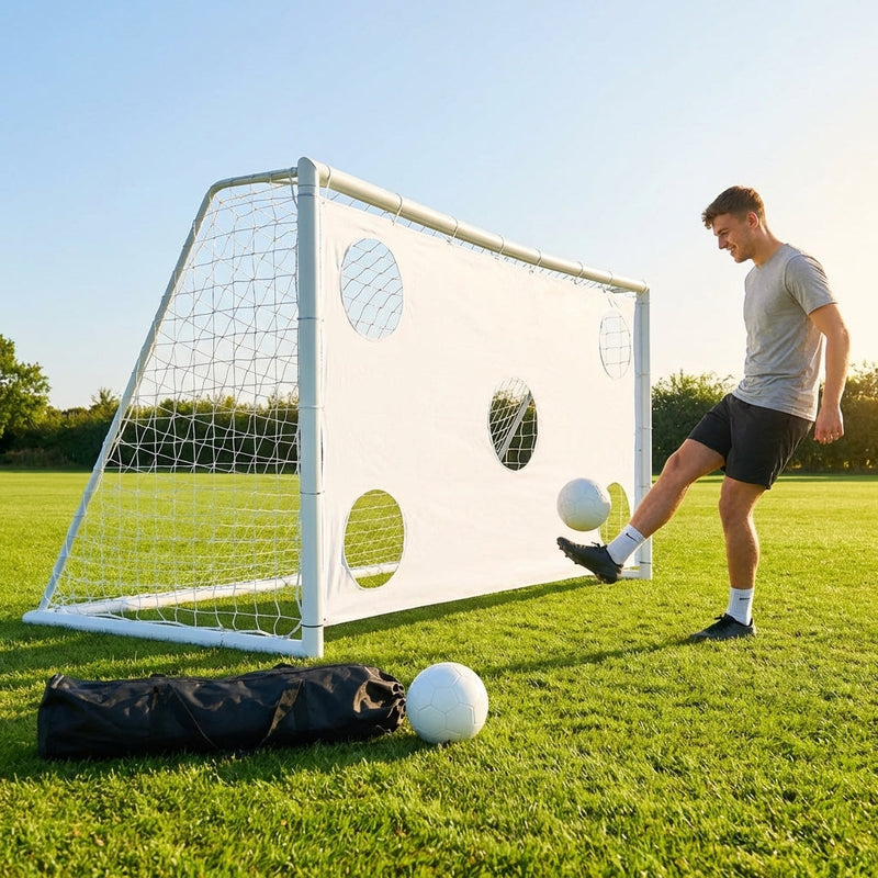 Football Goal Post – Durable uPVC – 8ft x 4ft