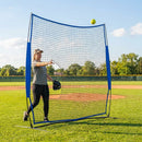 Portable Softball Pitching Screen with Durable Net - product detail
