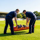 Basket stretcher in orange with stainless steel frame for emergency rescues - product detail