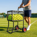 Steel tennis ball carry cart with 300 ball capacity