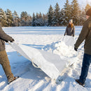 Winter weather tarpaulin protecting a driveway - product detail