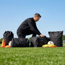 Football kit bag with durable PVC exterior, ideal for sports equipment transport - product detail