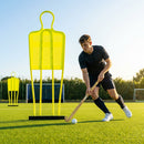 Hockey Training Mannequin in Fluorescent Yellow for Outdoor Use