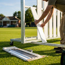 Replacement sight screen slats for cricket, available in white and black/white - product detail