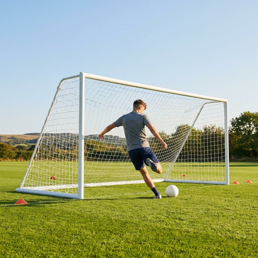 Combination Goal Posts 12x6 | Durable uPVC Frame