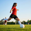 Women's football shorts available in five sizes, made from polyester