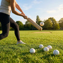 Rounders match balls with traditional leather casing and red stitching