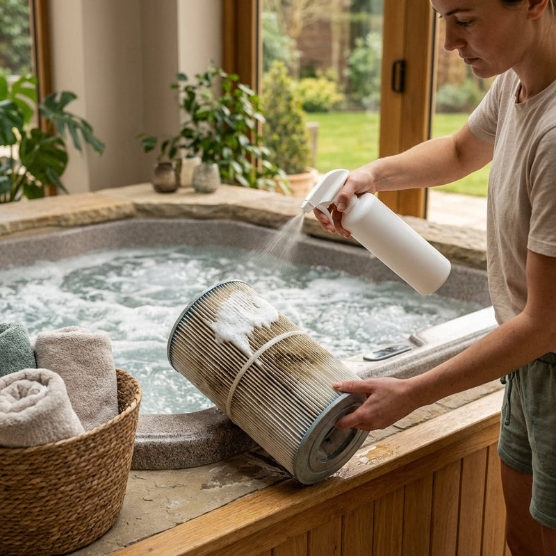 Hot Tub Instant Filter Cleaner – 1L