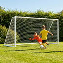 Garden Football Goal with strong uPVC frame for outdoor use