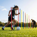 Slalom training poles available in 3ft and 6ft, made from shatterproof PVC - product detail