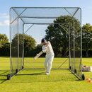 Replacement batting cage net for cricket and baseball made from HDPE