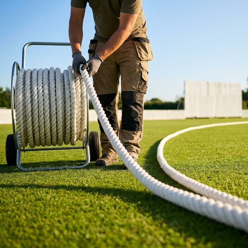 Boadry Rope Cricket Boundary Rope – Durable HDPP – Various Sizes