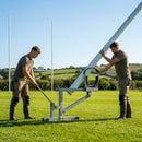 Hinged Rugby Post Assembly Tool with Zinc Plated Steel for Rugby Pitch