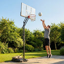 Adjustable Basketball Hoop with Portable System