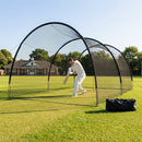Pop-Up Cricket Batting Net in use for club and garden training