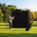 Pop-Up Golf Driving Net for Garden Practice