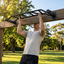 Multi-Grip Pull Up Bar in Matte Black for Gym Use