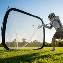 Lacrosse backstop net with durable polyester for training - product detail