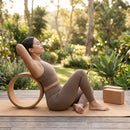 Eco-Friendly Cork Yoga Bundle with Mat, Wheel, and Blocks