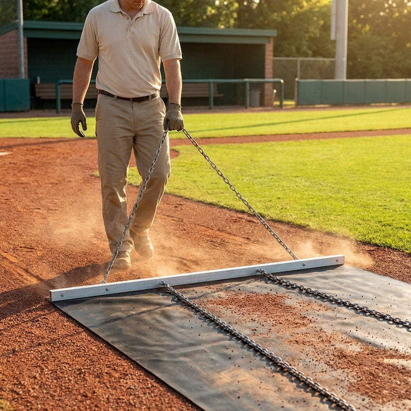 Baseball Field Drag Mat – Combi PVC & Aluminium
