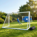 6ft x 4ft football goal post made of durable uPVC for outdoor play - product detail