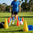 Training cones for sports and agility, durable plastic