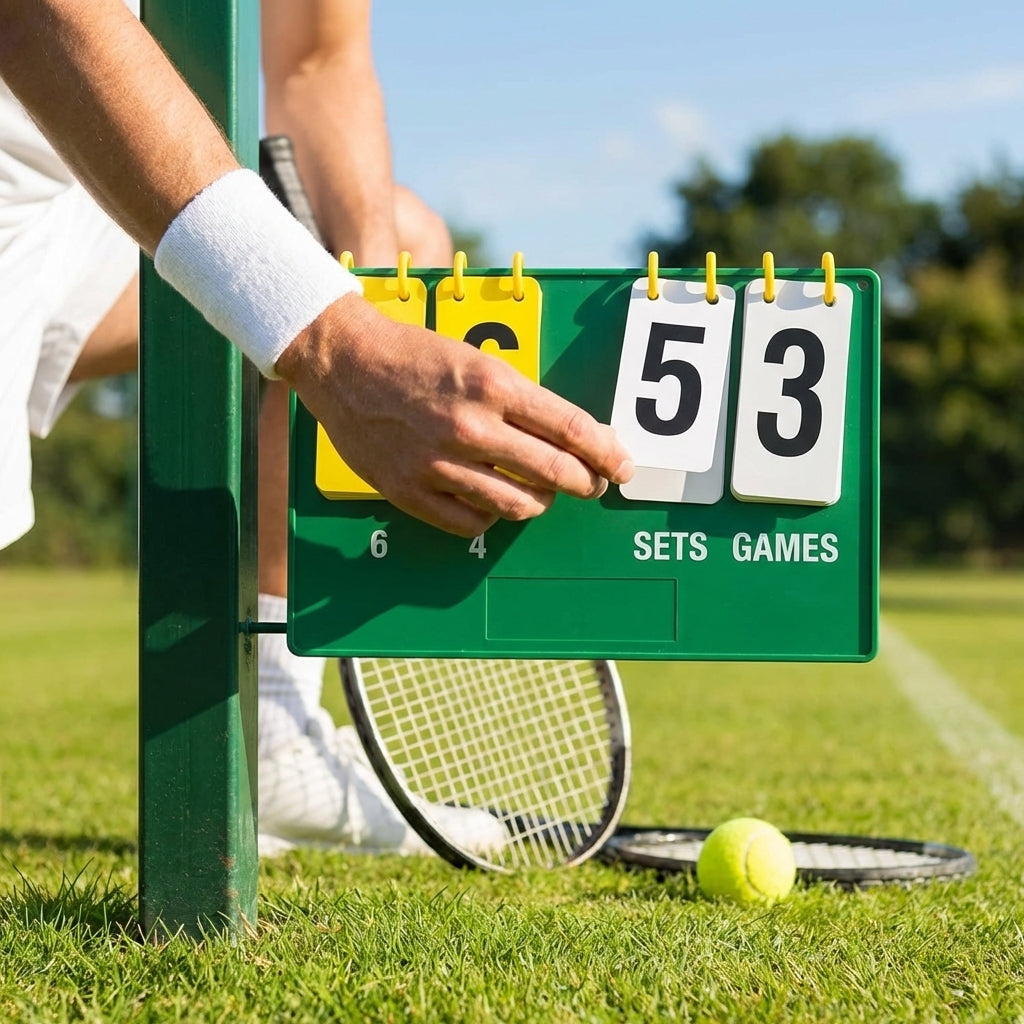 Tennis Post Scoreboard – High Visibility & Durable